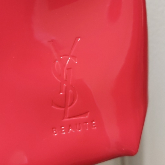 Yves Saint Laurent Bags Ysl Hot Pink Beaute Makeup Bag Poshmark